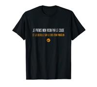 Je prends mon voisin par le coude et je décolle - Pangolin T-Shirt