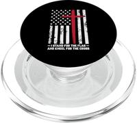 Je Prends Position pour Le Drapeau et Je m'agenouille pour la Croix PopSockets PopGrip pour MagSafe