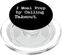 Je prépare mes repas en appelant Takeout Funny Quotes PopSockets PopGrip pour MagSafe