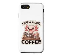 Je prépare Un Petit café, Un Axolotl Amusant, Un Barista Mignon. Coque pour iPhone SE (2020) / 7/8