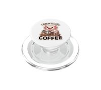 Je prépare Un Petit café, Un Axolotl Amusant, Un Barista Mignon. PopSockets PopGrip pour MagSafe