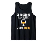 Je préserve la Couche d'eau Jaune Pastis apéro Alcool Débardeur