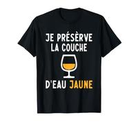 Je préserve la Couche d'eau Jaune Pastis apéro Alcool T-Shirt