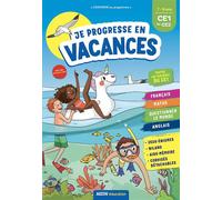 Je progresse en vacances CE1 au CE2 7-8 ans - EMILIE MARAILLAC - Auzou Philippe Eds - broché - Scolaire / Universitaire