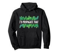 Je propagerais cette drôle de dame des plantes d'intérieur qui aime les plantes Sweat à Capuche