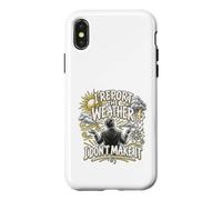 Je rapporte la météo, Je n'en Fais Pas la Science météorologique Coque pour iPhone X/XS