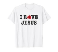 Je Rave Jésus - J'aime Jésus T-Shirt Graphique avec Valeur