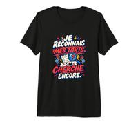 Je Reconnais Mes Torts on Cherche Encore Humour Mariage T-Shirt Haut de Gamme