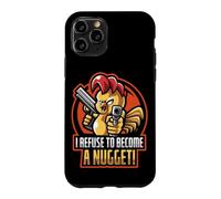 Je Refuse de Devenir Une pépite ! Poulet en colère hilarant Coque pour iPhone 11 Pro