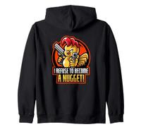 Je Refuse de Devenir Une pépite ! Poulet en colère hilarant Sweat à Capuche