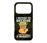 Je Refuse de Devenir Une pépite ! Poulet Kawaii armé hilarant Coque pour iPhone 17 Pro