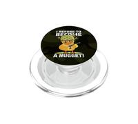 Je Refuse de Devenir Une pépite ! Poulet Kawaii armé hilarant PopSockets PopGrip pour MagSafe