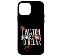 Je Regarde des ÉMISSIONS MEURTRIÈRES pour ME DÉTENDRE - Fun True Crime Lovers Coque pour iPhone 12 Mini