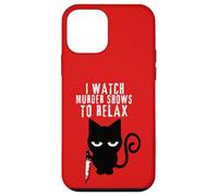 Je Regarde des ÉMISSIONS MEURTRIÈRES pour ME DÉTENDRE - Fun True Crime Lovers Coque pour iPhone 12 Mini