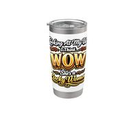 Je regarde ma femme Wow Lucky Woman Funny Husband Gobelet isotherme en acier inoxydable double paroi