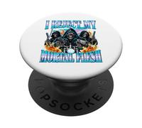 Je rejette ma Chair mortelle, Un Bootleg Amusant de la LGBT Trans Pride PopSockets PopGrip Adhésif