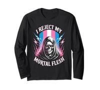 Je rejette mon identité de Mortal Flesh Transgender Pride Reaper Manche Longue