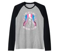 Je rejette mon identité de Mortal Flesh Transgender Pride Reaper Manche Raglan