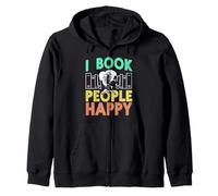 Je Rends les Gens Heureux Avec des Livres Sweat à Capuche