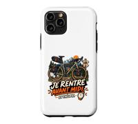 Je Rentre Avant Midi en Théorie Humour Gravel Cycliste Coque pour iPhone 11 Pro