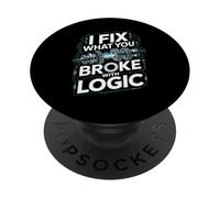 Je répare ce Que tu as cassé avec Logic PopSockets PopGrip Adhésif