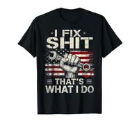 Je répare des Trucs, C'est ce Que Je Fais Funny Mechanic Tradesman Fixer T-Shirt