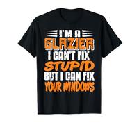 Je Répare Fenêtres Pas Les Gens Bêtes Phrase Humoristique T-Shirt