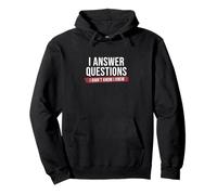 Je réponds aux questions Je ne sais pas que je savais que les joueurs de nuit Trivia Sweat à Capuche