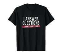 Je réponds aux questions Je ne sais pas que je savais que les joueurs de nuit Trivia T-Shirt