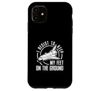 Je résiste pour Garder Les Pieds sur Terre Un ingénieur aérospatial Coque pour iPhone 11
