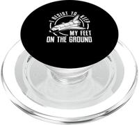 Je résiste pour Garder Les Pieds sur Terre Un ingénieur aérospatial PopSockets PopGrip pour MagSafe