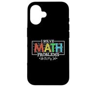 Je résous des problèmes de mathématiques comme si c'était Mon Travail, C'est drôle à la rentrée Coque pour iPhone 16