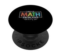 Je résous des problèmes de mathématiques comme si c'était Mon Travail, C'est drôle à la rentrée PopSockets PopGrip Adhésif