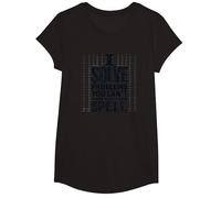 Je résous des problèmes Que Vous ne Savez même Pas épeler - Math Humor T-Shirt, Fille, Noir, S