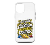 Je Respecte La Cotation J'Ai Juste des Doutes Escalade Bloc Coque pour iPhone 12/12 Pro