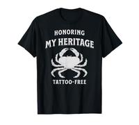 Je respecte Mon héritage sans Tatouage Humour T-Shirt
