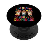 Je reste avec mes gnomingos PopSockets PopGrip Adhésif