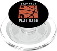 Je Reste fidèle et Travaille Dur pour Que Mon équipe de Basket-Ball puisse Gagner Le Match PopSockets PopGrip pour MagSafe