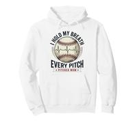 Je retiens Mon Souffle à Chaque Lancer, Maman, Baseball Sweat à Capuche