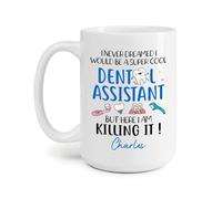 Je Rêvais D'Être Assistante Dentaire. Mug Céramique Tasse À Thé Drôle Tasse À Café Cadeaux Fantaisie Pour Bureau Noël Collègue 330Ml