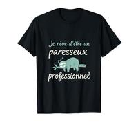 Je reve d’etre un paresseux pro vert menthe T-Shirt