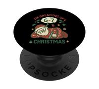 Je rêve d'un mème Amusant de Noël de 67 Ans PopSockets PopGrip Adhésif
