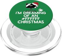 Je rêve d'un mème de Noël pour Les développeurs Web #FFFFFF PopSockets PopGrip pour MagSafe