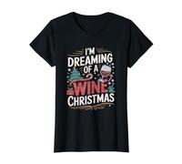 Je rêve d'un vin, Noël, drôle, vin Rouge T-Shirt Graphique avec Valeur