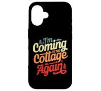Je reviens au Chalet Encore Une Fois, Un Couple Romantique Coque pour iPhone 16