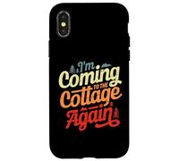 Je reviens au Chalet Encore Une Fois, Un Couple Romantique Estival Coque pour iPhone X/XS