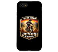 Je Roule avec Jésus dans Mon cœur Dirt Bike Rider Motocross MX Coque pour iPhone SE (2020) / 7/8