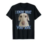 Je Sais ce Que Vous êtes Chien Meme T-Shirt