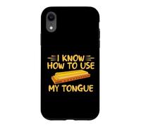Je Sais Comment Utiliser Mon Harmonica Amusant Tongue Coque pour iPhone XR