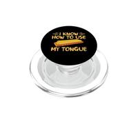 Je Sais Comment Utiliser Mon Harmonica Amusant Tongue PopSockets PopGrip pour MagSafe
